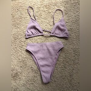 TJ Swim Mauve Bikini Set